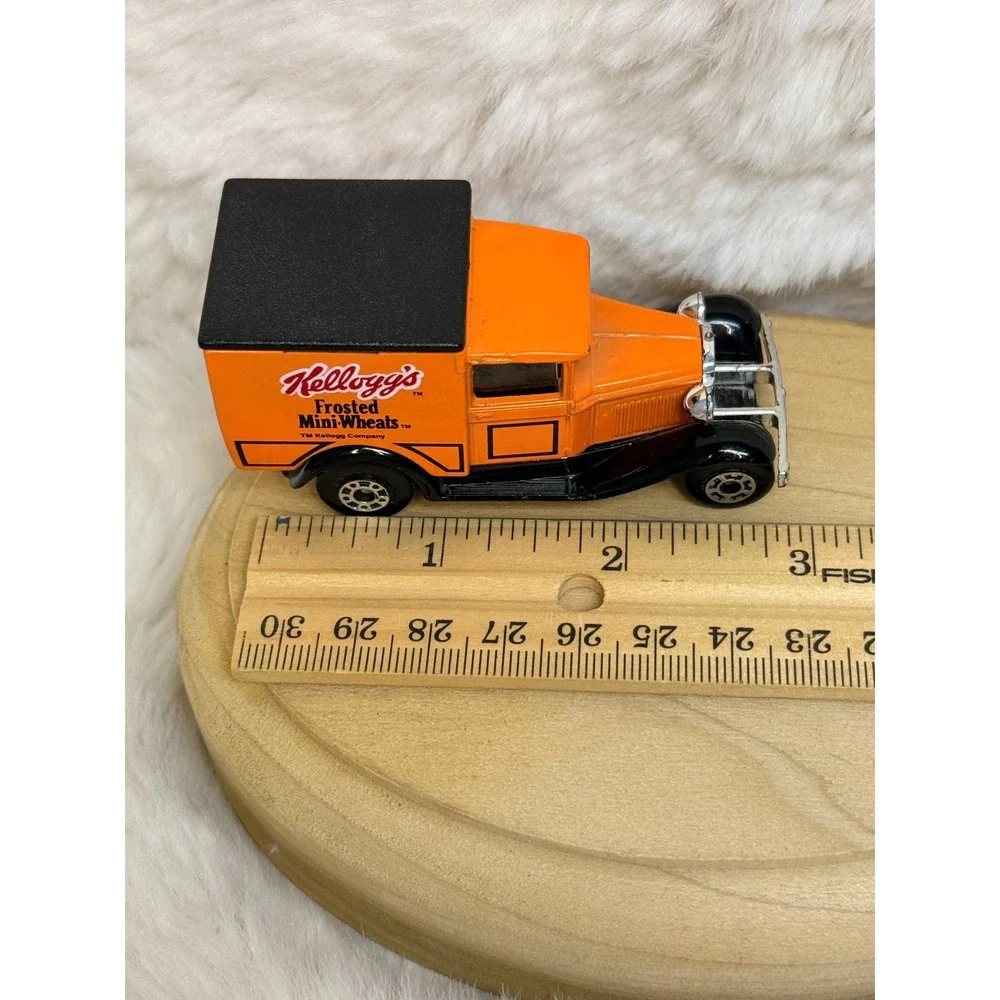 Matchbox Model A Ford Kellogg's Frosted Mini-Wheats Orange Delivery Van 1979